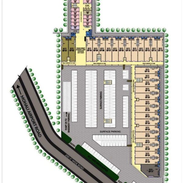Floor Plan of Guildford Square Zirakpur Floor Plan of Guildford Square Zirakpur